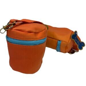 Zippy Bag Dog Treat Pouches Training Treat Bags Lot of 2 Orange Teal